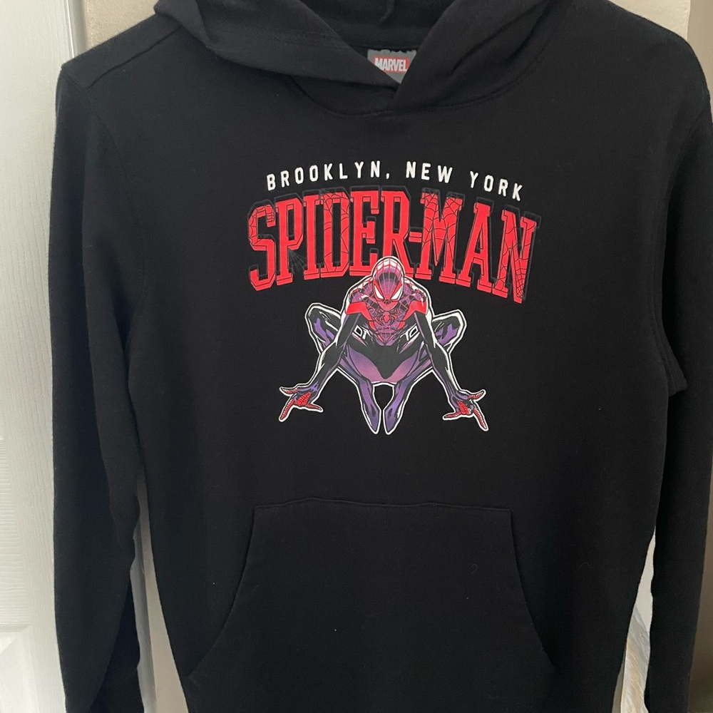 Marvel Spider-Man Black and Red Hoodie